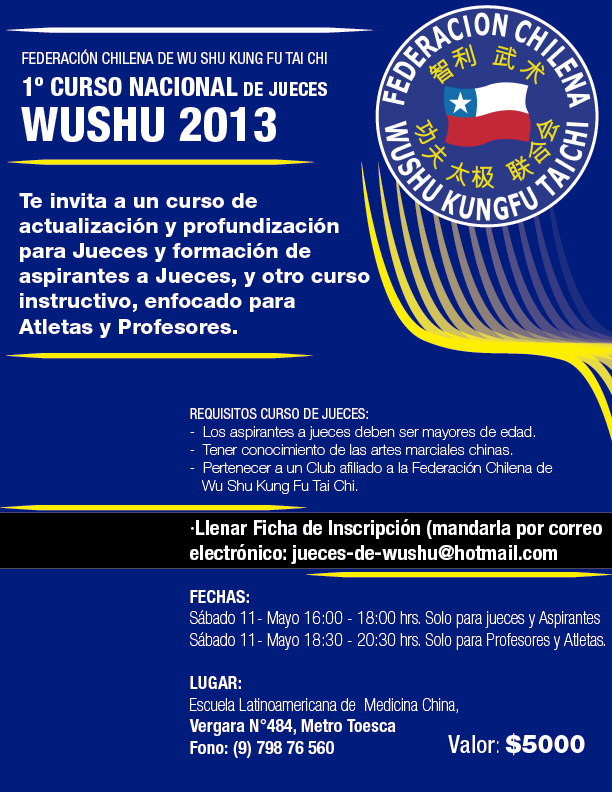 Afiche Curso Nacional de Jueces